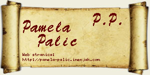 Pamela Palić vizit kartica